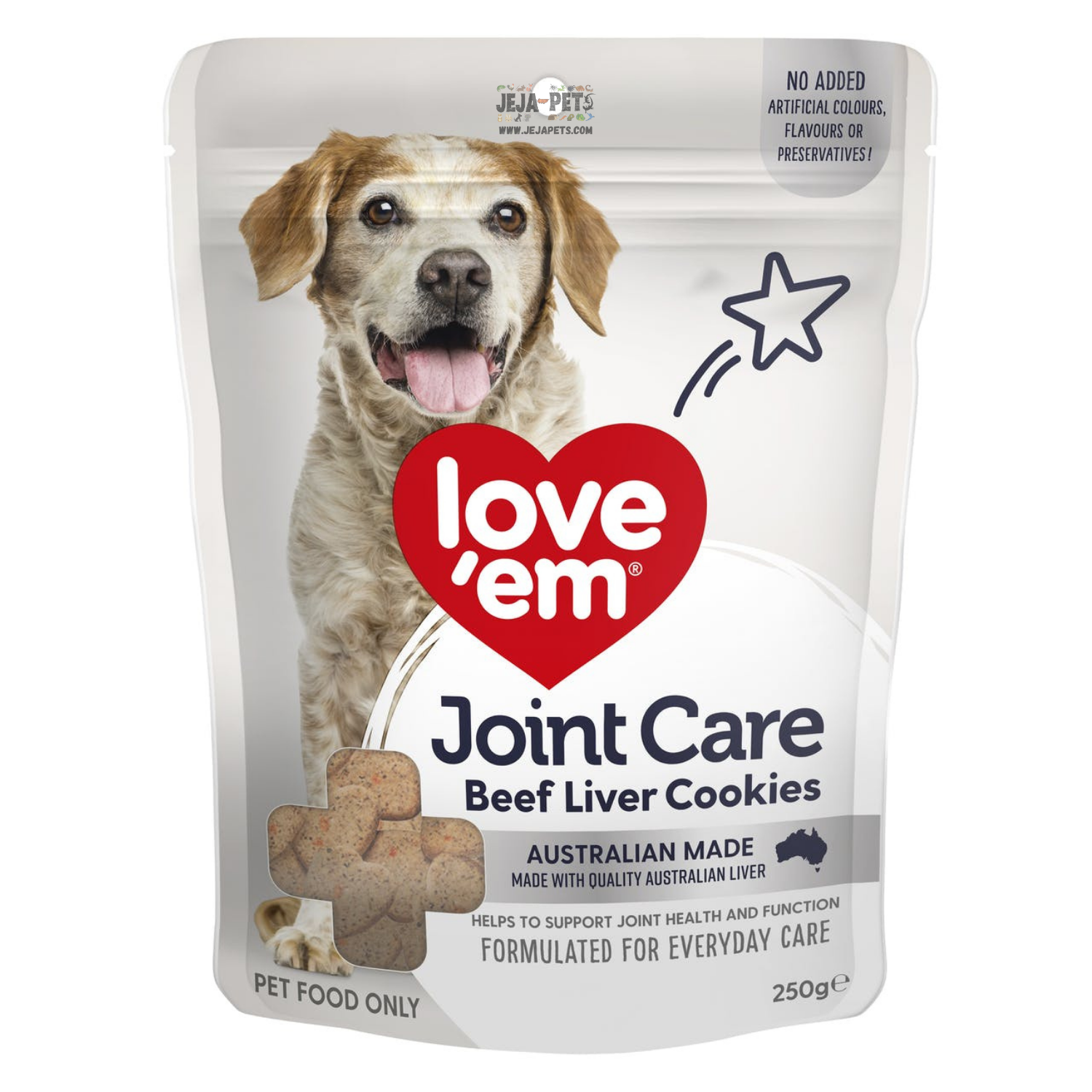 Love'em Joint Care Beef Liver Cookies - 250g