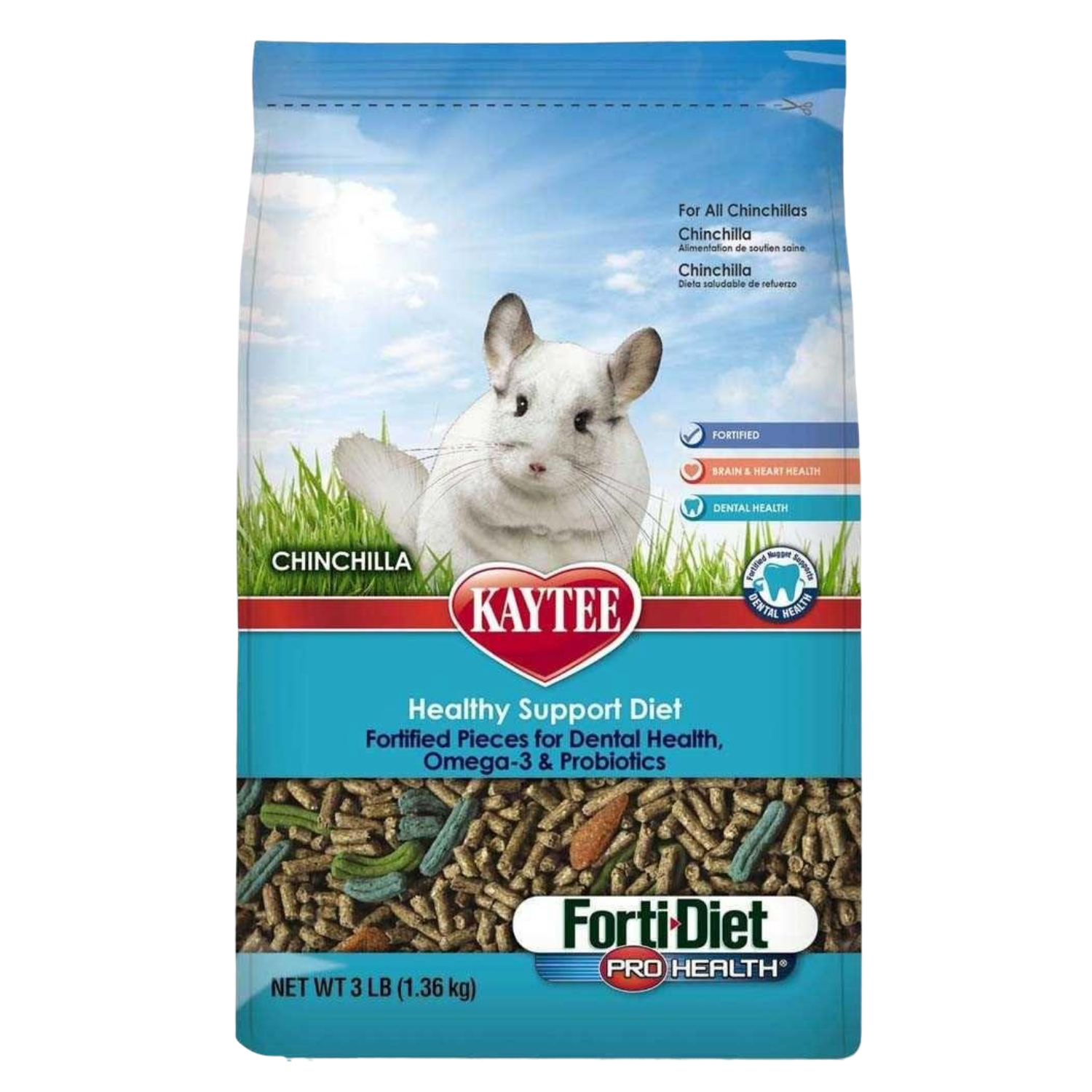[DISCONTINUED] Kaytee Forti-Diet Pro Health for Chinchillas - 1.36kg