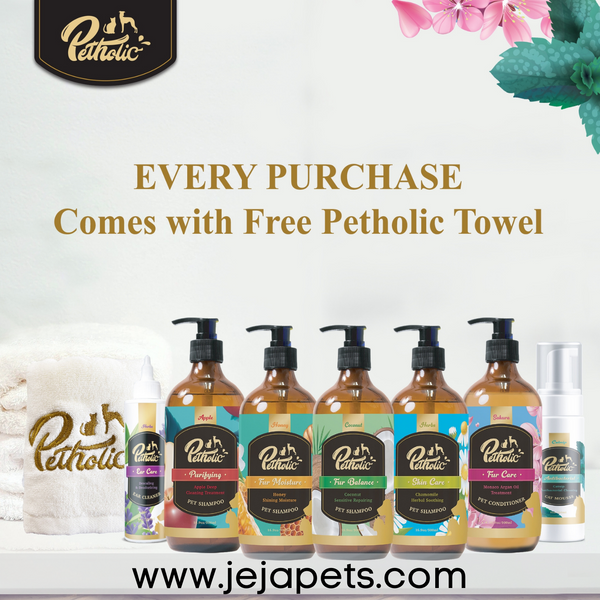 [PROMO: FREE PETHOLIC TOWEL] Petholic Shampoo and Conditioners