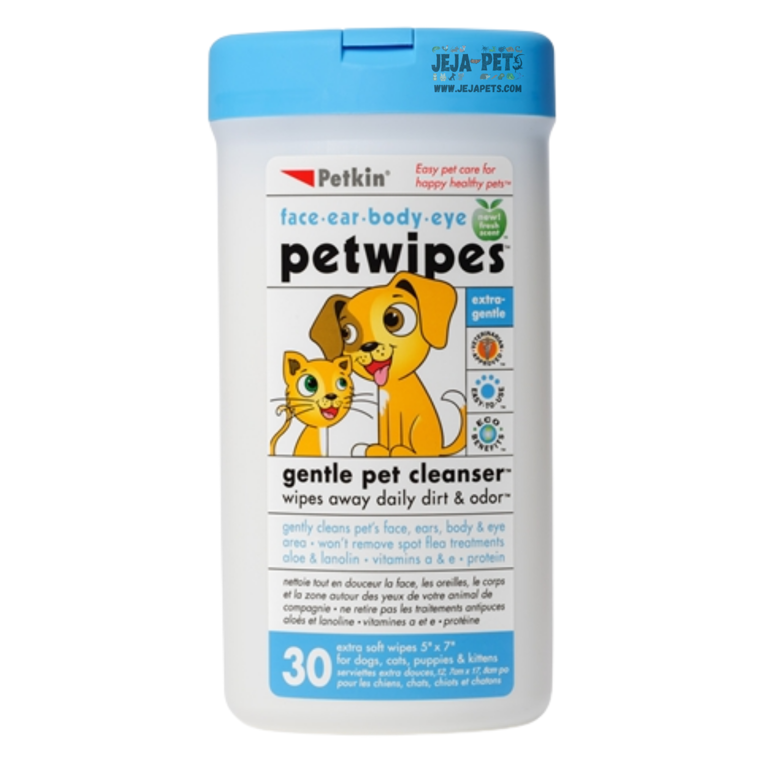 Petkin Pet Wipes - 30ct / 100ct