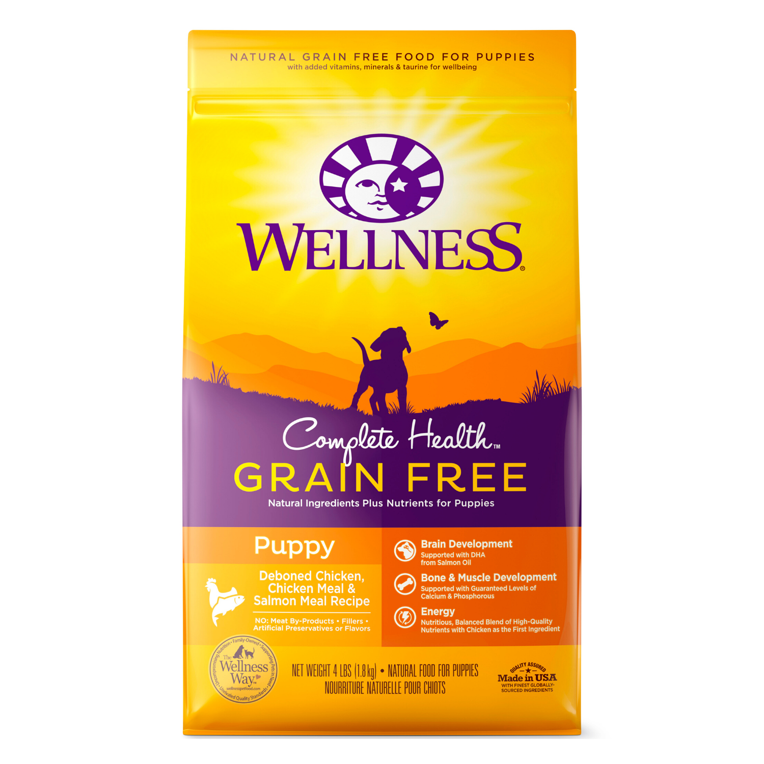 Wellness Complete Health Grain Free for Puppy - (Deboned Chicken, Chicken Meal and Salmon Meal) - 1.81kg / 5.44kg / 10.89kg