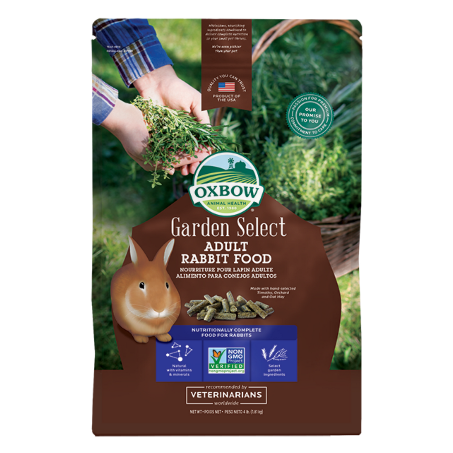 Oxbow Garden Select Adult Rabbit - 1.81kg / 3.62kg