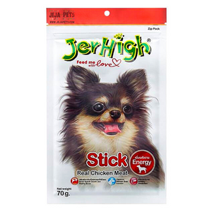 JerHigh Chicken Stick with Real Chicken Meat Dog Snack - 70g