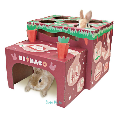 Animan Playing House For Rabbit - 34 x 41.5 x 43 cm