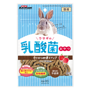 [DISCONTINUED] Animan Lactobacillus Apple Flavored Alfalfa Bits for Rabbit - 40g