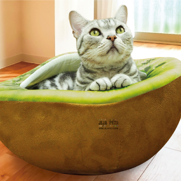 CattyMan Kiwifruit Cool Feel Bed - 40 x 25 x 50 cm
