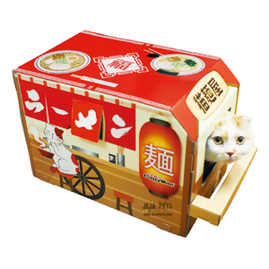 CattyMan Ramen Shop Cat Playing Box - 26 x 30 x 49.5cm