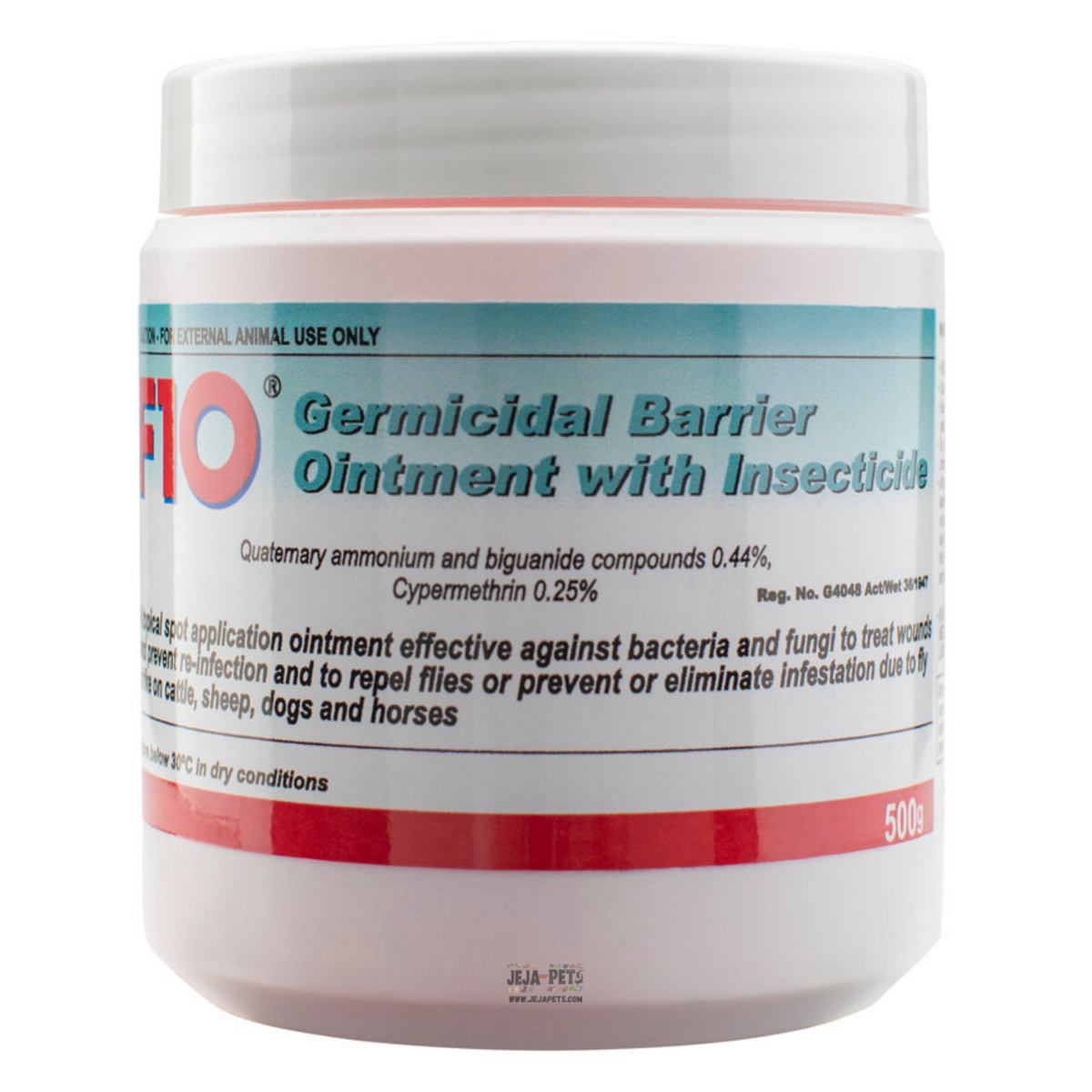 F10 Germicidal Barrier Ointment with Insecticide 500g Jeja Pets