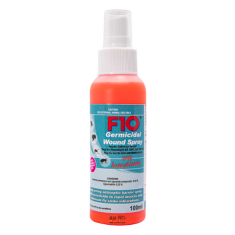 [DISCONTINUED] F10 Germicidal Wound Spray with Insecticide with Stain - 100ml
