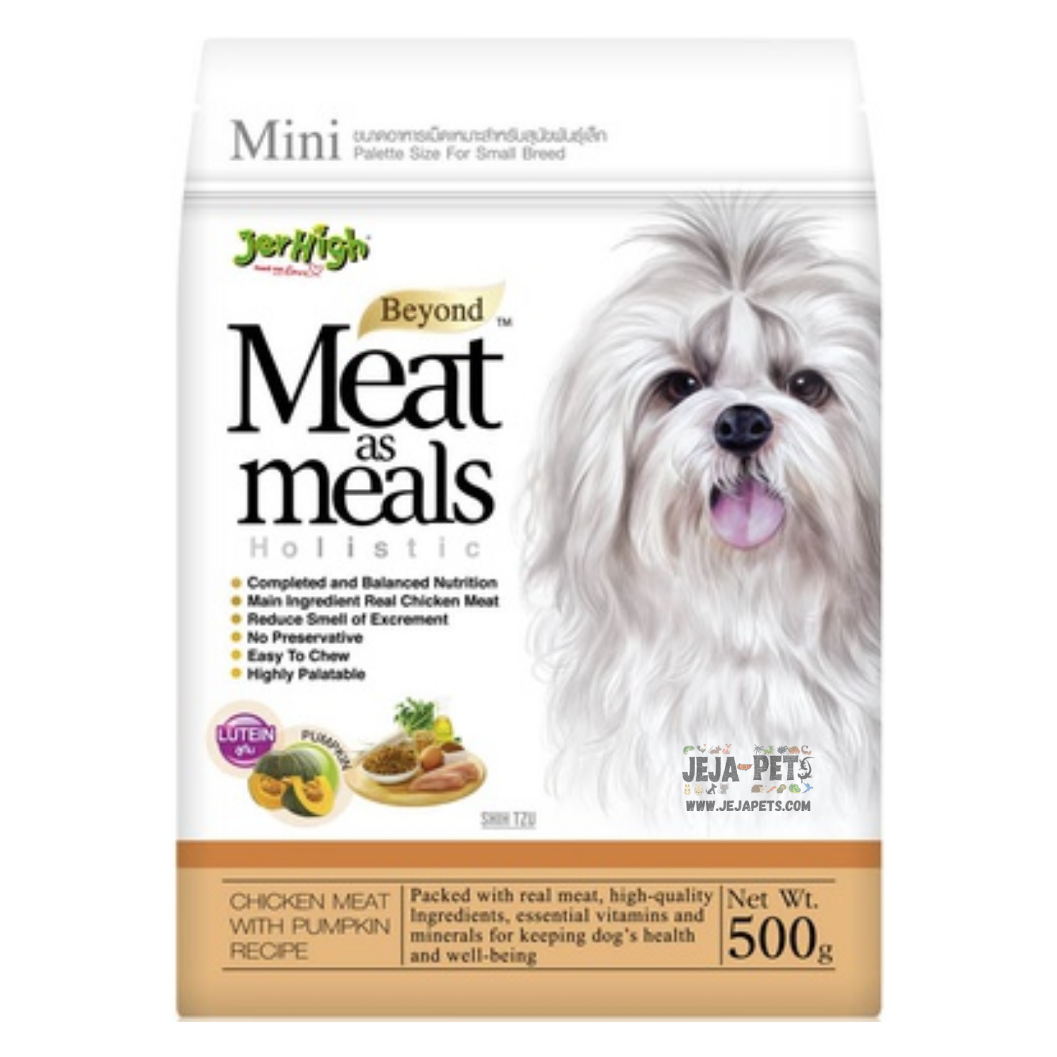 Jerhigh Meat as Meals Chicken Meat with Pumpkin Recipe Jejapets Jeja Pets Singapore Shop
