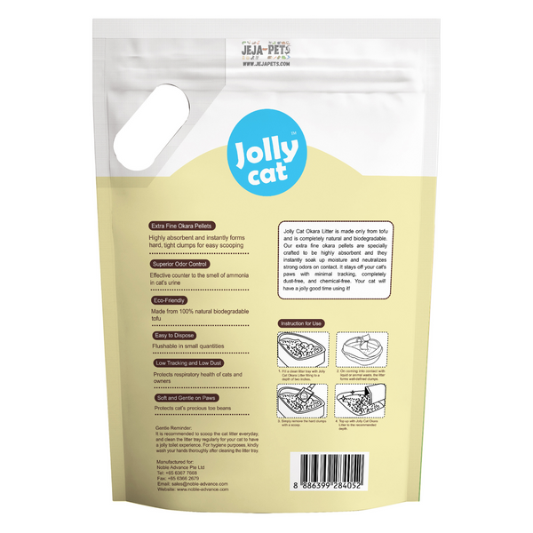 Jollycat Okara Cat Litter (Soya Bean) - 6L