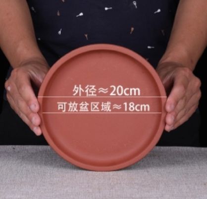 Flowerhorn Ceramic Breeding Plate 20cm