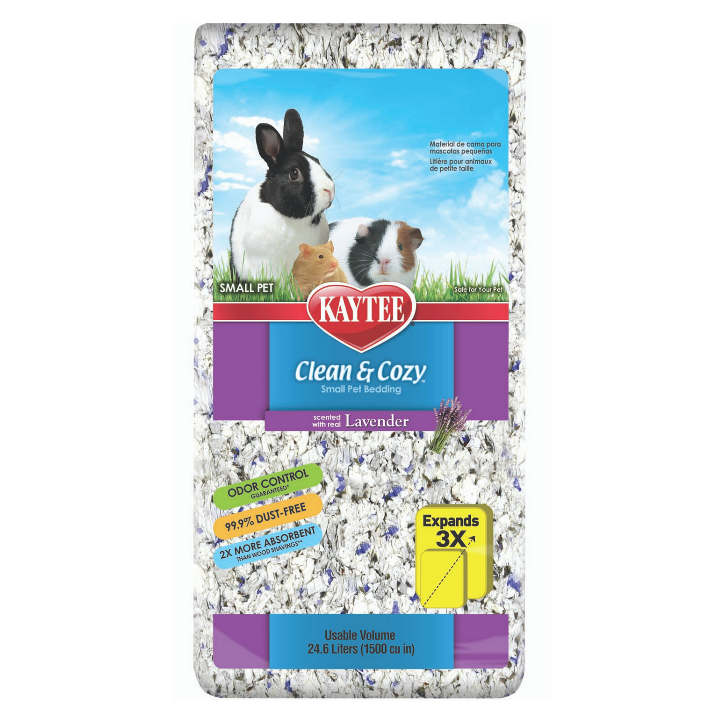Kaytee Clean & Cozy Bedding (Lavender) - 24.6L
