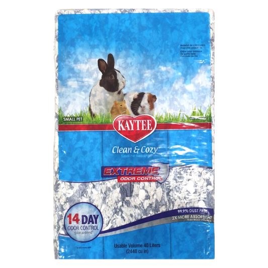 Kaytee Clean & Cozy Bedding (Extreme Odour) - 40L (2440cu)