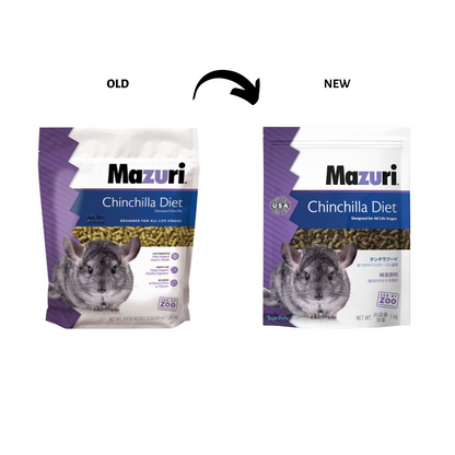 Mazuri Chinchilla Diet - 1kg / 11.34kg