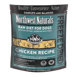 Northwest Naturals Raw Diet For Dogs (Chicken) Freeze Dried Nuggets 12oz