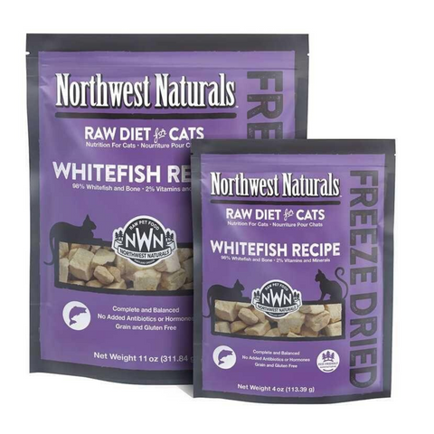 Northwest Naturals Raw Diet For Cats (Whitefish) Freeze Dried Nibbles
