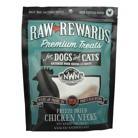 Northwest Naturals Raw Rewards (Chicken Necks) Treats 4oz