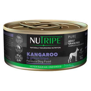 Nutripe Pure Kangaroo & Green Tripe Dog - 95g