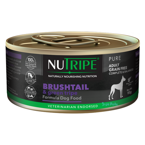Nutripe Pure Brushtail & Green Tripe Dog - 95g