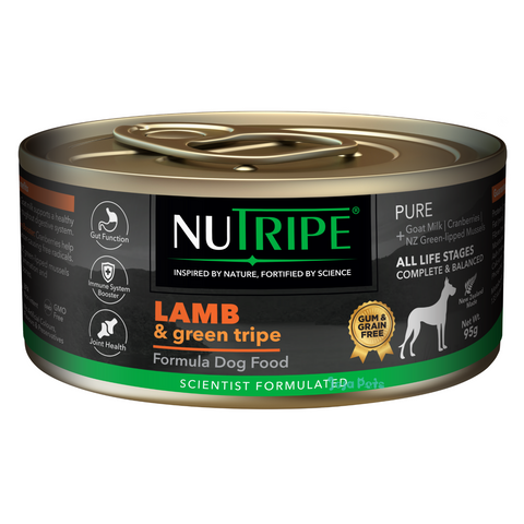Nutripe Pure Lamb & Green Tripe Dog (Gum-Free) - 95g