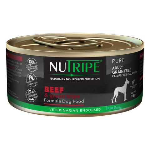 Nutripe Pure Beef & Green Tripe Dog - 95g