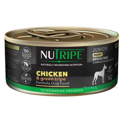 Nutripe Junior Chicken & Green Tripe Puppy - 95g