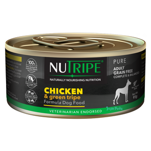 Nutripe Pure Chicken & Green Tripe Dog - 95g