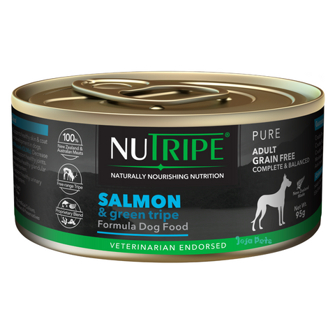 Nutripe Pure Salmon & Green Tripe Dog - 95g