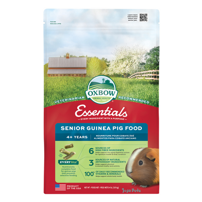 Oxbow Essentials Senior Guinea Pig Food (4+ Years) - 1.8kg / 3.62kg