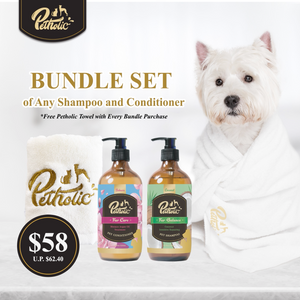 [PROMO: 2 FOR $58] - Petholic Shampoo & Conditioner Bundle Set