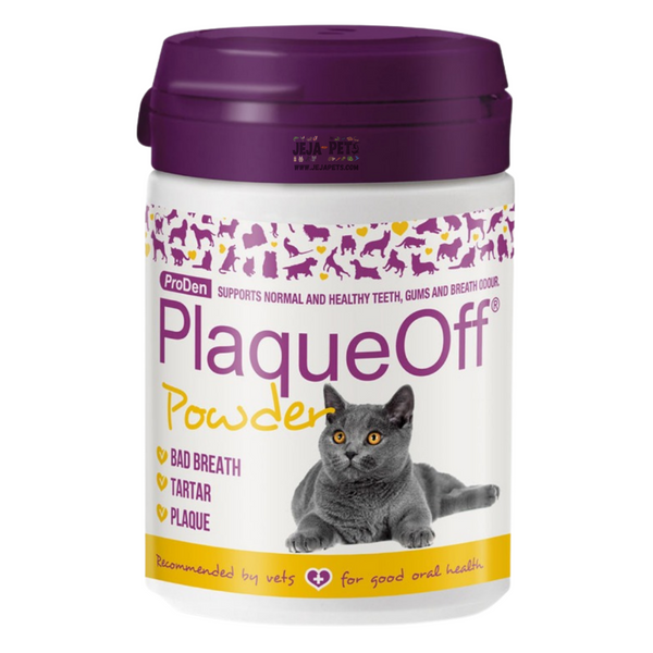 [BUNDLE PROMO: $43.90 FOR 2] Swedencare PlaqueOff Dental Bites + PlaqueOff Powder for Cats