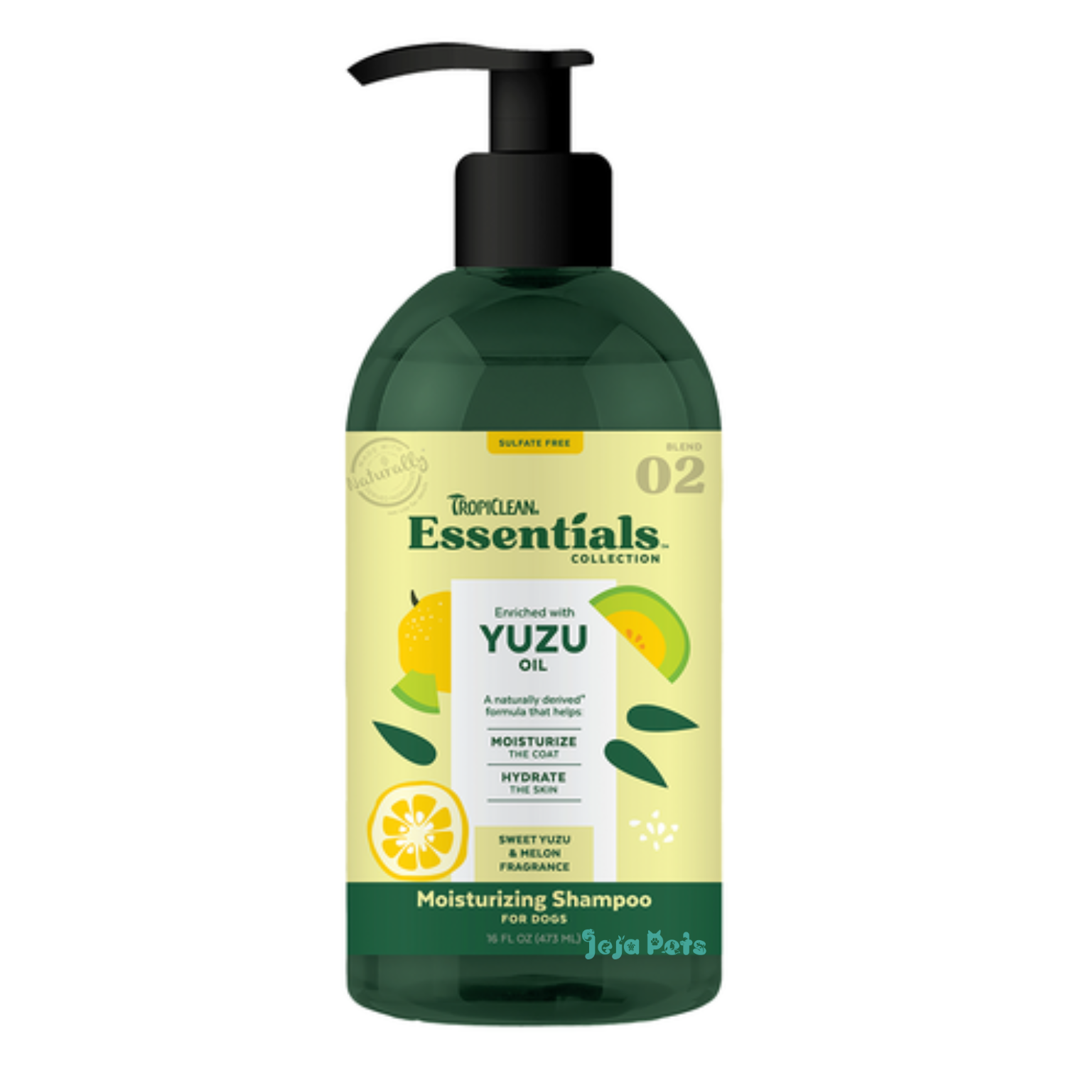 Tropiclean Essentials Yuzu Fruit Shampoo for Dogs - 473ml