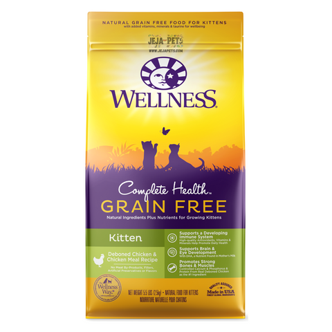 Wellness Complete Health™ Grain Free Kitten Dry Cat Food (Deboned Chicken & Chicken Meal) - 2.5kg
