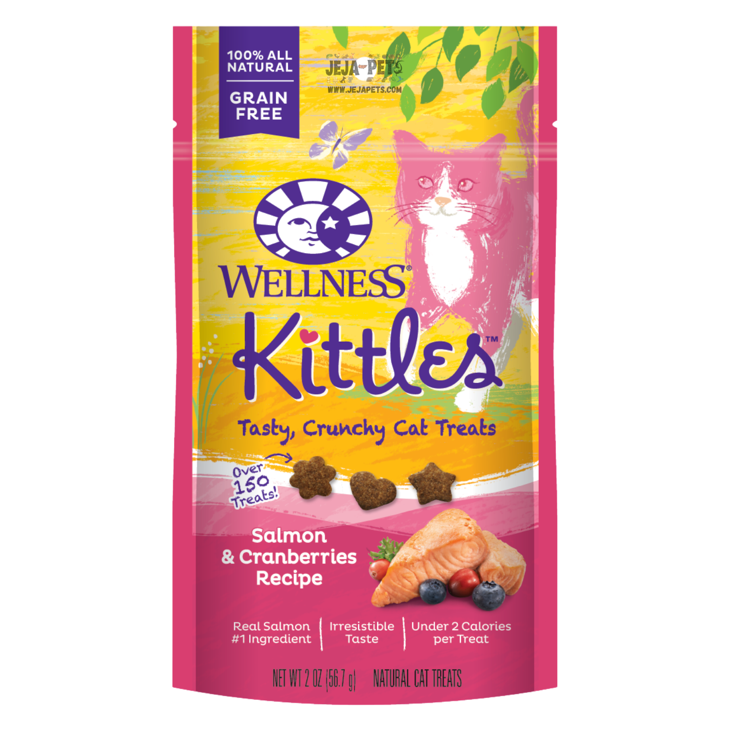 Wellness Kittles™ (Salmon & Cranberries) Cat Treats - 56g