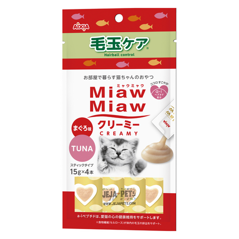 Aixia Miaw Miaw Creamy (Hairball Control) - 15g x 4