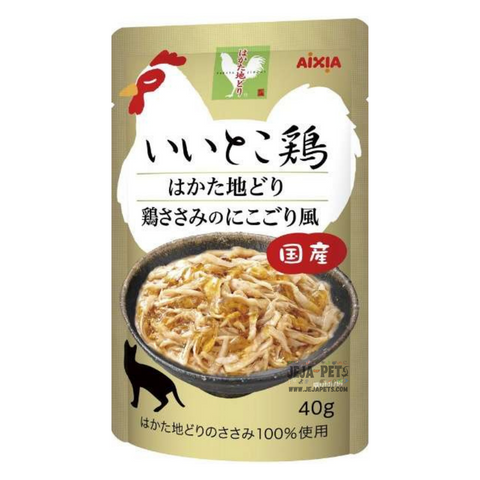 Aixia Iitoko Dori Hakata Jidori Chicken with Jellied Broth for Cats - 40g