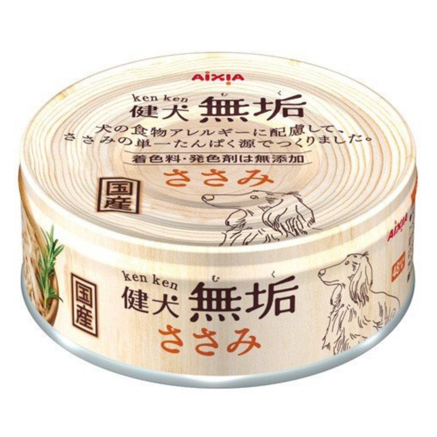 Aixia KenKen Muku Chicken Fillet Dog Canned Food - 65g