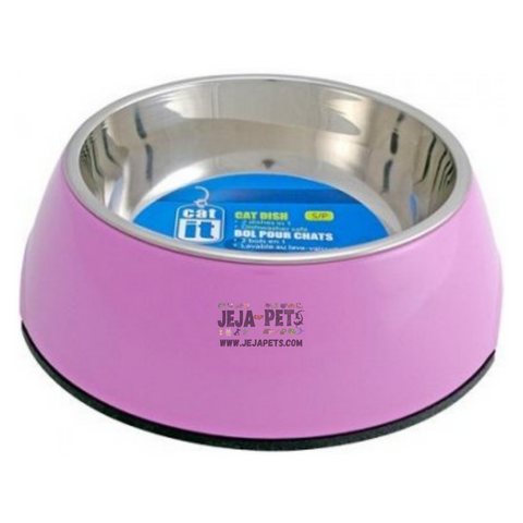 Catit 2 in 1 Durable Bowl Small (Pink) - 350ml