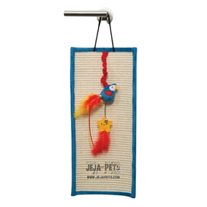 Catit Play Pirates Door Hanger with Catnip Parrot & Star - 0.99 x 21.99 x 48 cm