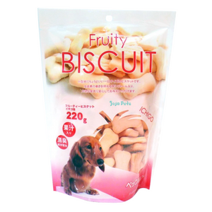 Petz Route Fruity Biscuits (Strawberry) - 220g