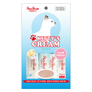 Petz Route Kitty's Cream (Tuna and Salmon) - 16g x 4