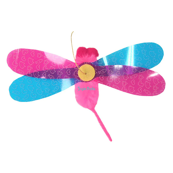 Petz Route Cat Teaser Toy Dragonfly - 45 x 70 cm