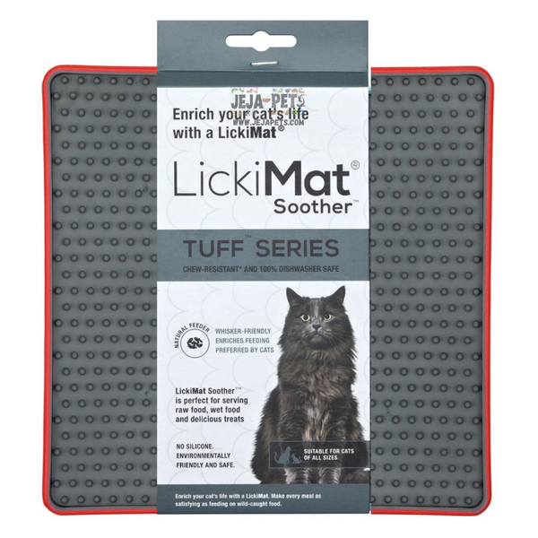 Lickimat TUFF Soother (Cats) Turquoise - 20 x 20 cm