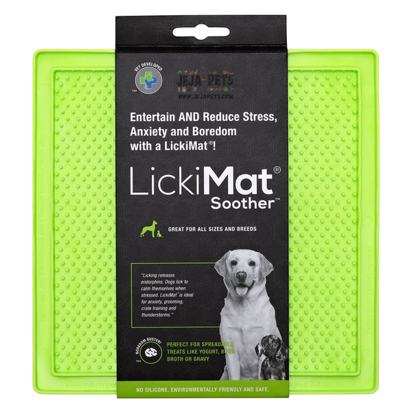 Lickimat Soother Green - 20 x 20 cm