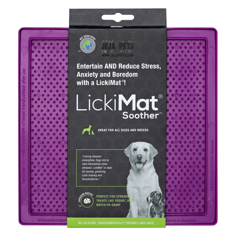 Lickimat Soother Purple - 20 x 20 cm