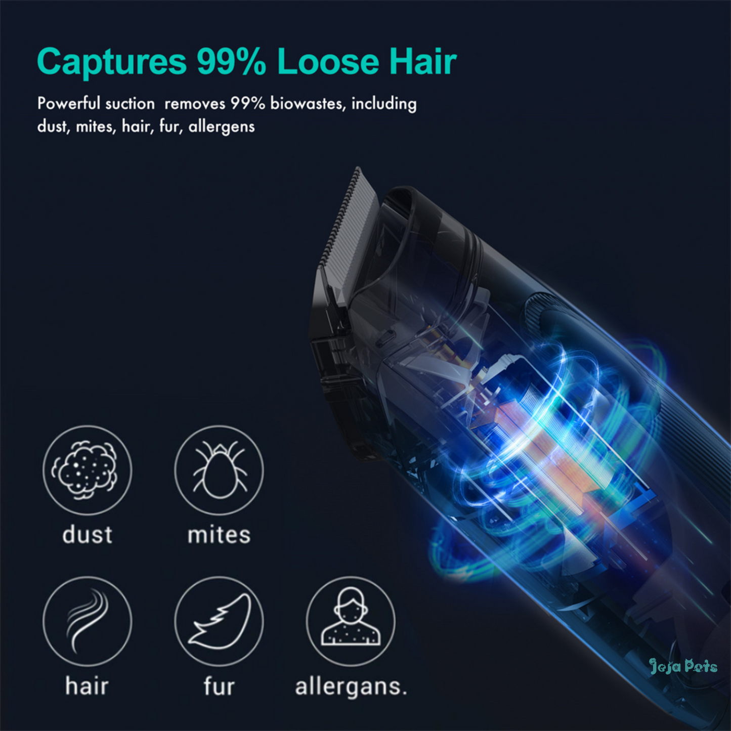 Neabot P1 Pro Professional Pet Grooming Vacuum Kit | Hair Clipper