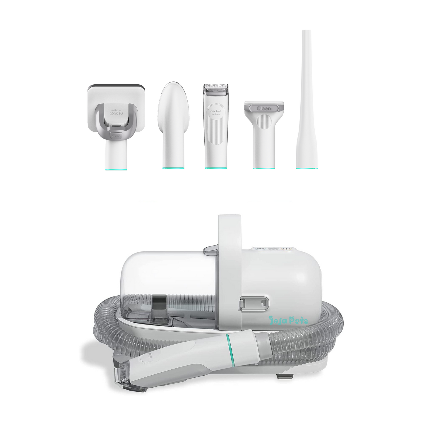 Neabot P1 Pro Professional Pet Grooming Vacuum Kit | Hair Clipper