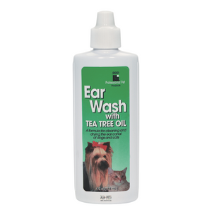 Professional Pet Products Tea Tree Oil Ear Wash - 118ml