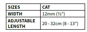 Red Dingo Cat Collars - Design Range (Fishbone Blue)
